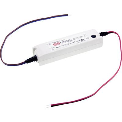 Mean Well PLN-20-48 LED-Treiber, LED-Trafo  Konstantspannung, Konstantstrom 20 W 0.42 A 36 - 48 V/DC PFC-Schaltkreis, Üb