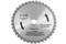 Kreissägeblatt mit der Aufschrift '7-1/4", Professional Quality, Carbide Tipped Blade for Mild Steel, Max 4300 RPM'.
