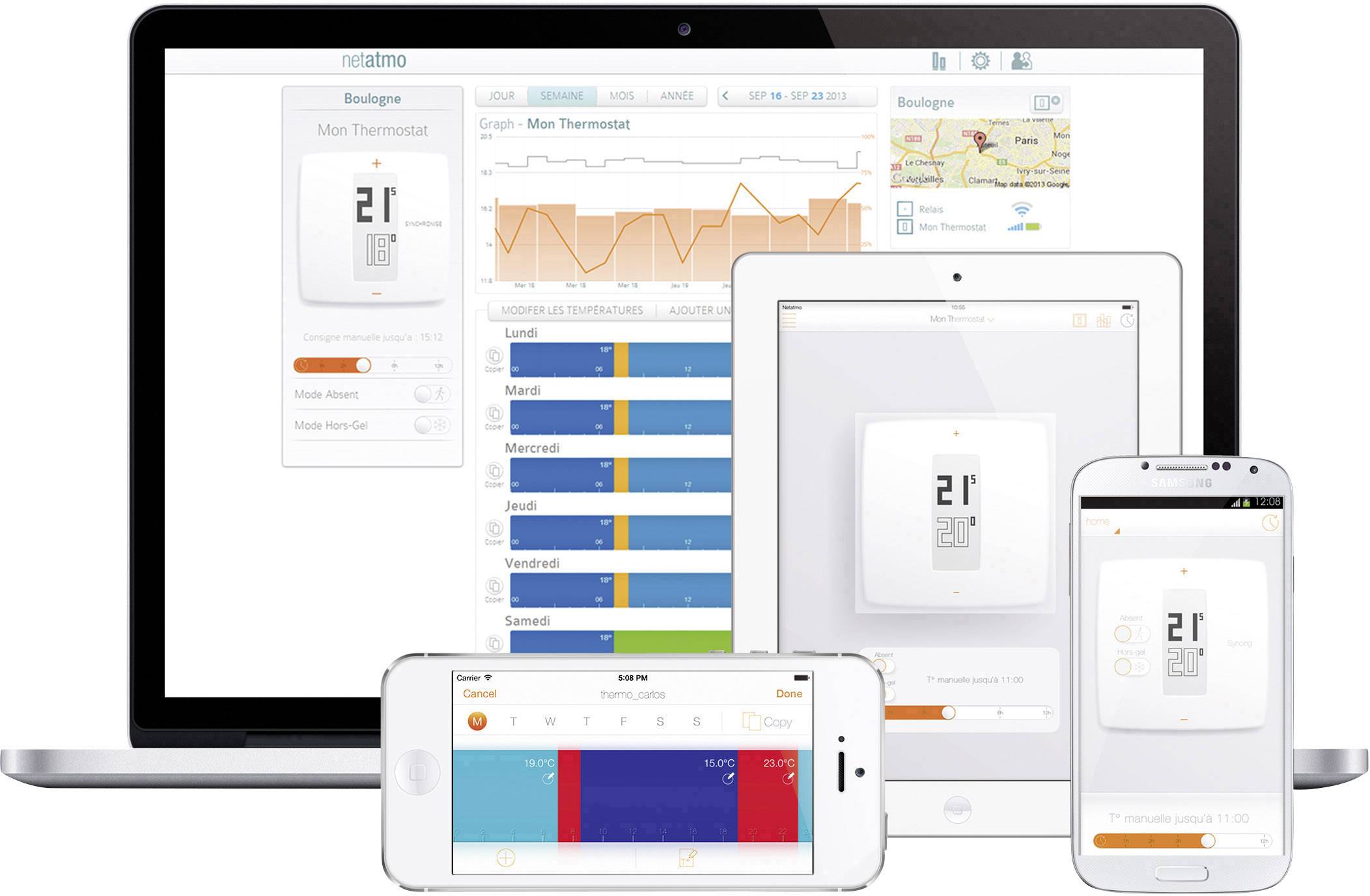 Netatmo Thermostat by Starck - Thermostat - kabellos-6
