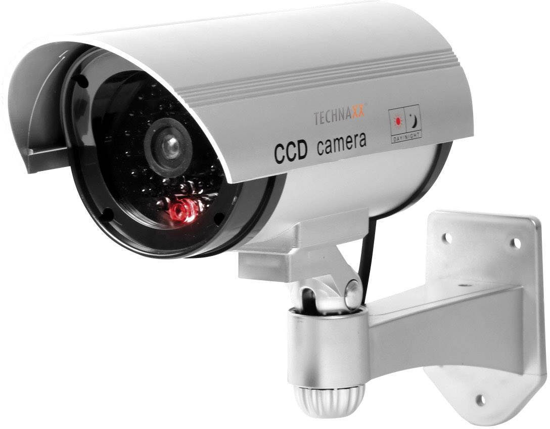Technaxx 4310 Dummy Camera Red Flashing LED Deters Thieves Easy Mo...