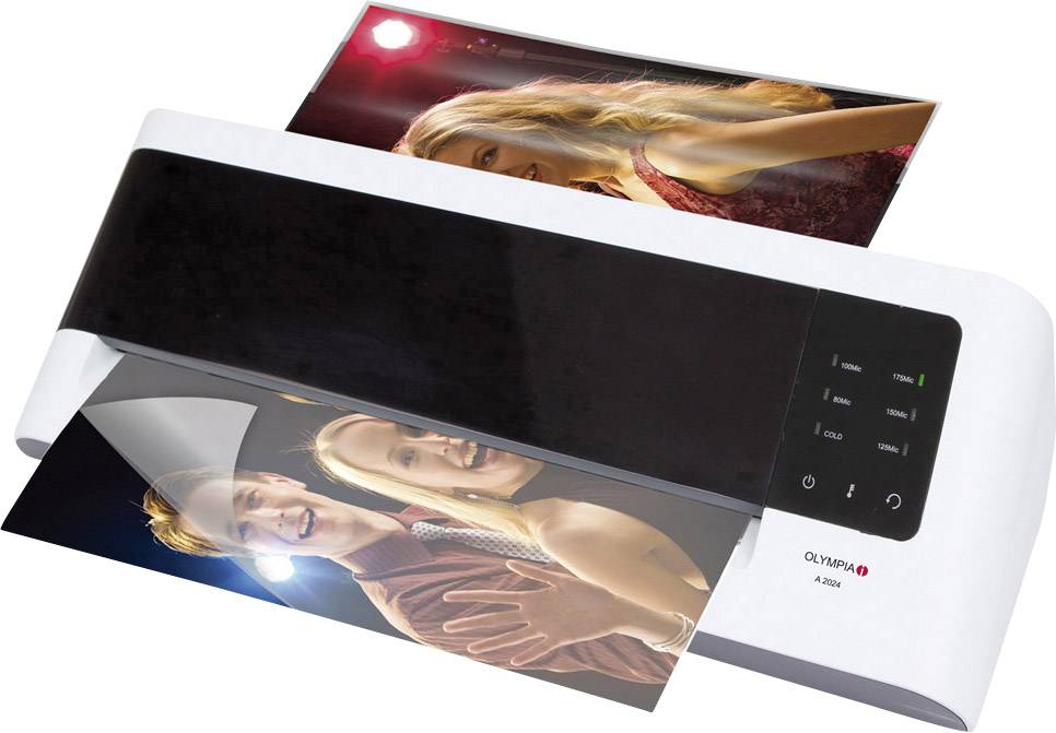 Olympia A 2024, 23 cm, Kalt-/Warmlaminator, 400 mm/min, A4, 80 µm, 175 µm-3