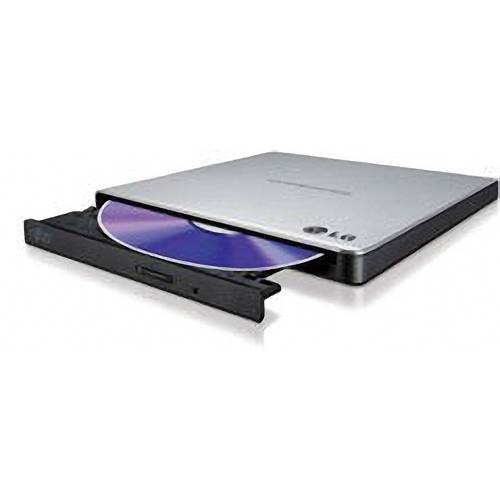 Thumbnail - LG Electronics GP57ES40 DVD-Brenner Extern Retail USB-A (USB 2.0) Silber