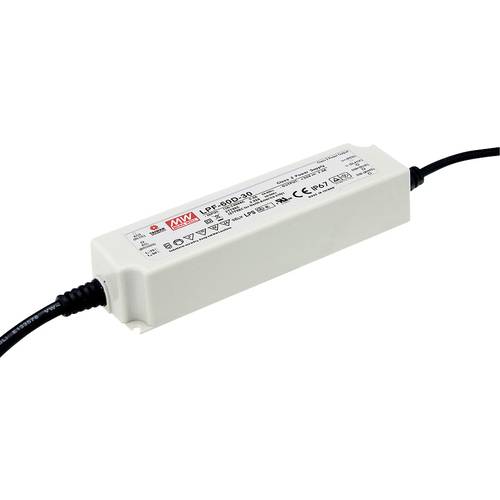 Thumbnail - MEAN WELL LPF-60D-24 LED-Treiber, LED-Trafo Konstantspannung, Konstantstrom 60 W 2.5 A 14.4 - 24 V/DC dimmbar, PFC-Schal...