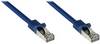 Good Connections® RJ45 Patchkabel mit Cat. 7 Rohkabel und Rastnasenschutz (RNS®), S/FTP, PiMF, 500MHz, blau, 0,25m
