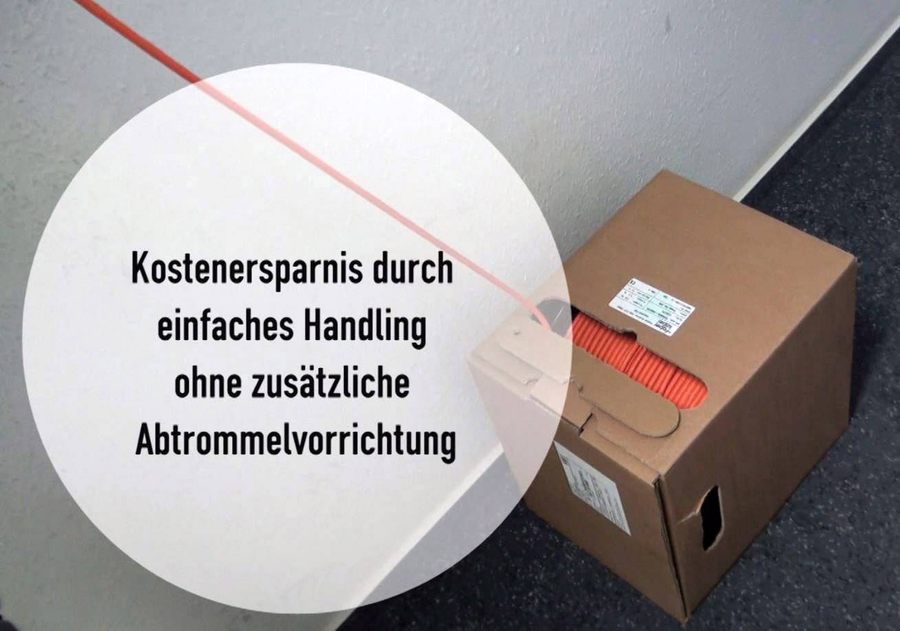 Faber Kabel 101196 Netzwerkkabel CAT 7 S/FTP 8 x 2 x 0.25 mm² Orange 100 m-2