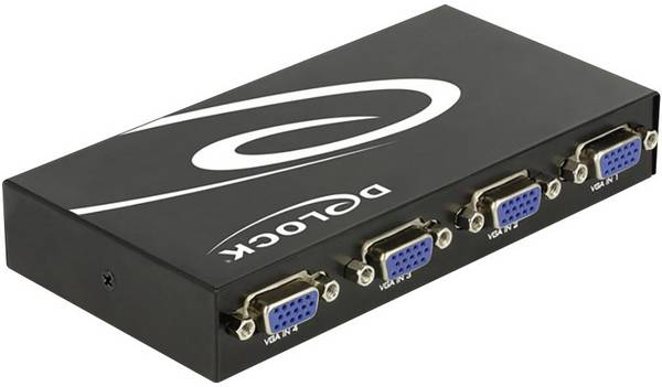 Delock Switch VGA 4 port manual bidirectional