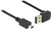 Delock USB-Kabel USB 2.0 USB-A Stecker, USB-Mini-B Stecker 2.00 m Schwarz beidseitig verwendbarer Stecker, vergoldete Steckkontakte, UL-zertifiziert 83544