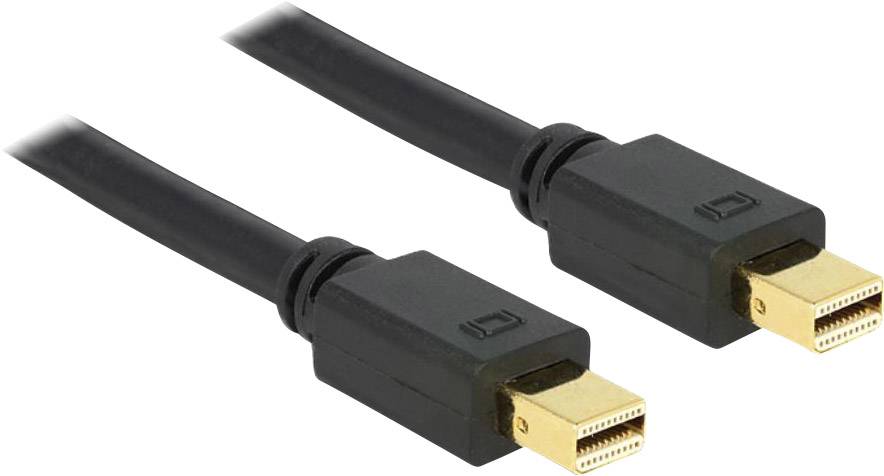 DELOCK Kabel mini DisplayPort St / St 1,0m schwarz