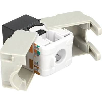 RJ45-Einbaumodul Keystone CAT 6 Delock 86340 Schwarz-1
