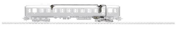 Märklin 7077  Wagen-Innenbeleuchtung Glühlampe mit Kabel Passend für (Modellbahn): Innenbeleuchtung für Personenwagen  1 St.