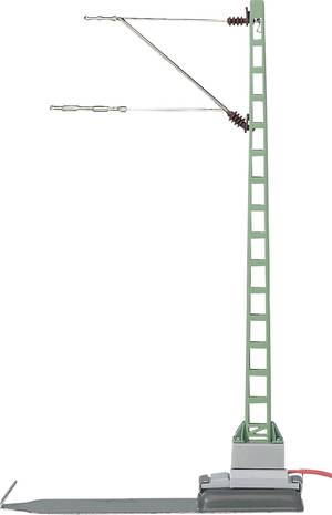 H0 SO Streckenmast mit Ausleger 5er Set