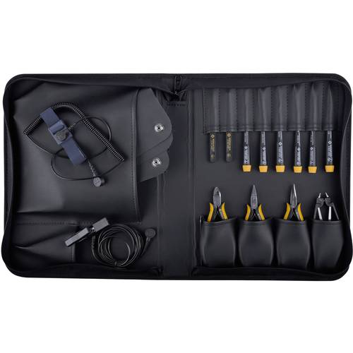 Bernstein Tools for Electronics Antistatic 2220 Werkzeugset Profi in Tasche 12teilig