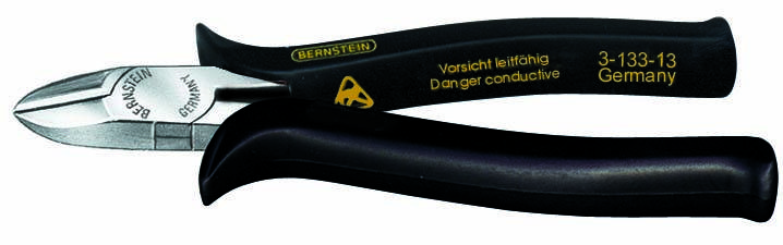 BERNSTEIN ESD Seitenschneider mit Facette 145 mm Bernstein 3-133-13
