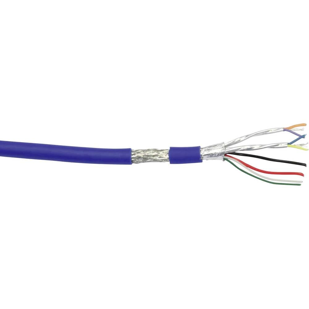 USB-kabel 8 x 0.08 mm² Blauw U3Z500 Per meter