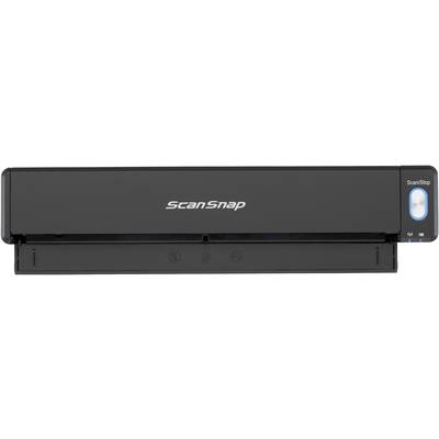 Ein tragbarer Scanner in Schwarz mit dem Aufdruck 'ScanSnap' in der Mitte, geeignet für die Digitalisierung von Dokumenten.