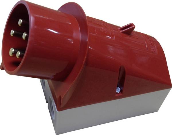 MENNEKES MENNEKES 354, Gerade, 400 V, Rot, IP44, 1 Stück(e) 354 CEE Wandstecker 32 A 5polig 400 V 1 St.