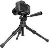 Kaiser Fototechnik Kamera-Tischstativ DSLR Tischstativ 1/4 Zoll Arbeitshöhe=18 - 30 cm Schwarz inkl. Tasche