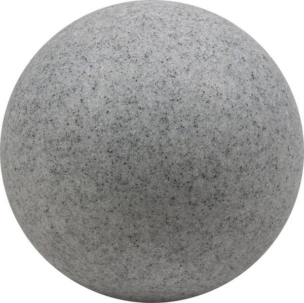 Heitronic 35958 Mundan Gartenleuchte Kugel   LED, Energiesparlampe E27 15 W Granit-Grau (matt)
