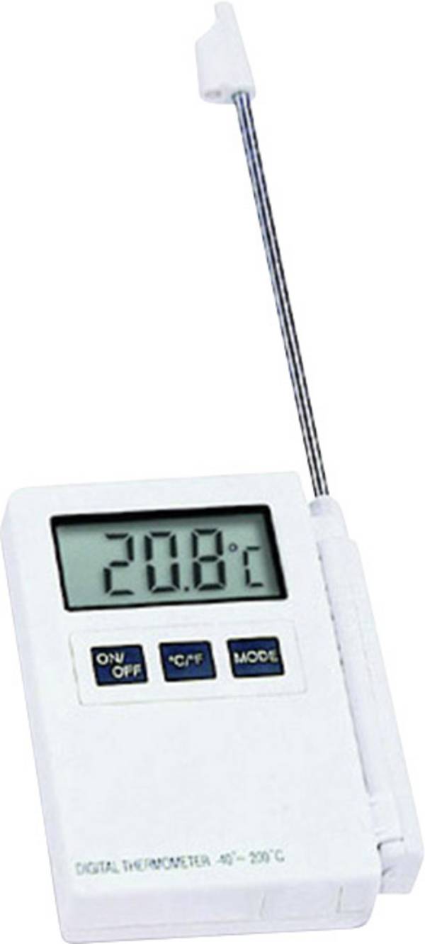 TFA Dostmann Kat.Nr. 30.1015 Einstichthermometer kalibriert (DAkkS-akkreditiertes Labor) Messbereich Temperatur -40 bis 200 °C Fühler-Typ NTC HACCP-konform