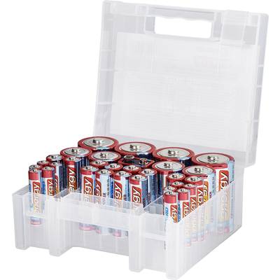 Conrad energy Batterie-Set Micro, Mignon, Baby, Mono, 9 V Block 31 St. inkl. Box