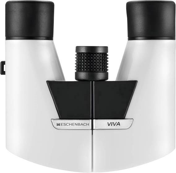 Fernglas Eschenbach Viva in modernem Design mit schwarz-weißer Farbgebung.