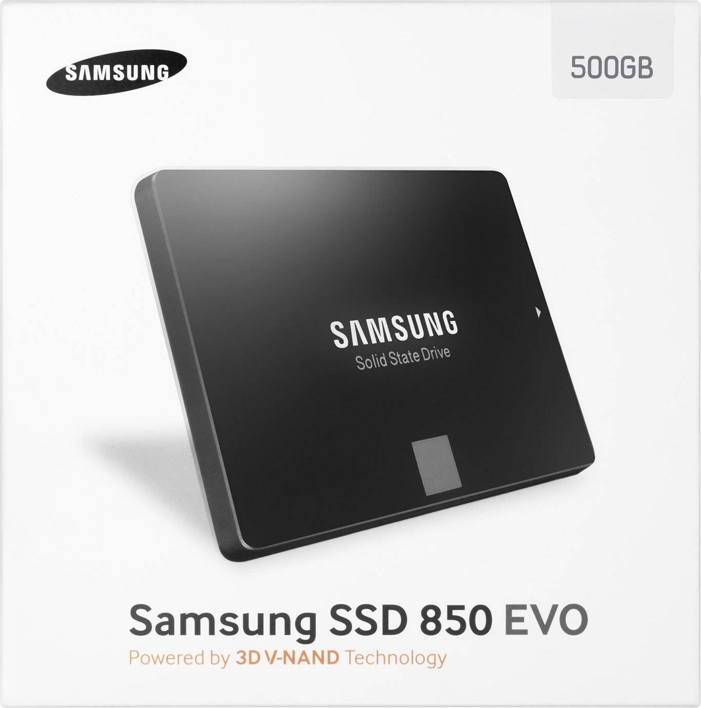 Samsung 850 Evo 500 GB Interne SATA SSD 6.35 cm (2.5 Zoll) SATA 6 Gb/s Retail MZ-75E500B/EU-7