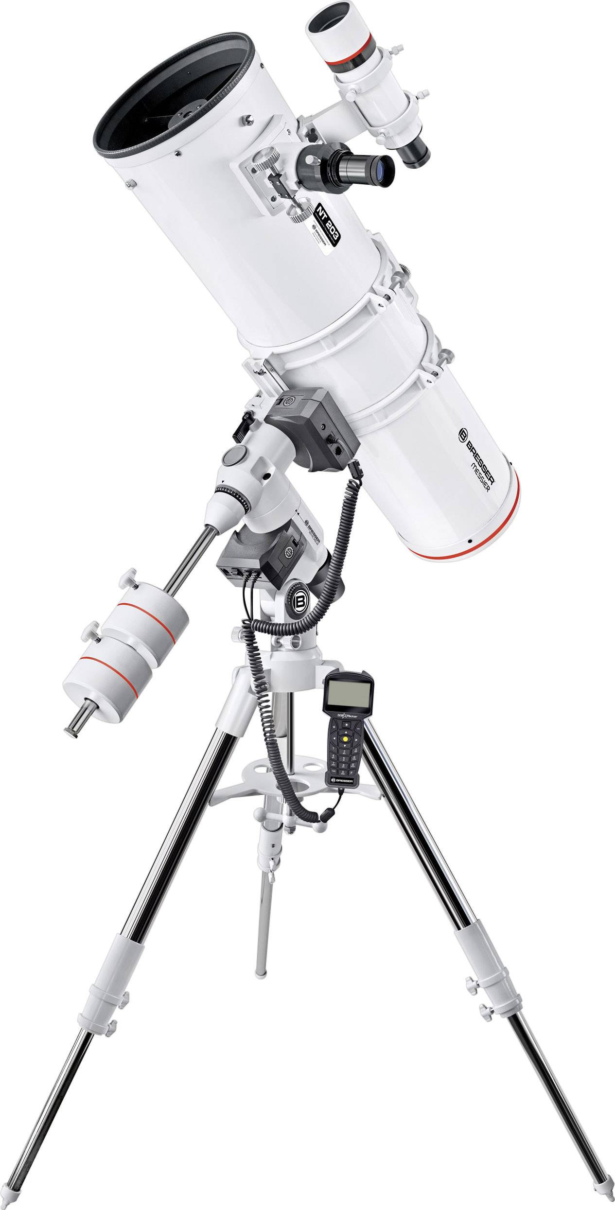 Bresser Optik Messier NT-203/1000 EXOS-2 GOTO Spiegel-Teleskop Äquatorial Newton, Vergrößerung ...