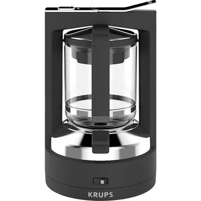 Krups KM468910 Kaffeemaschine Schwarz  Fassungsvermögen Tassen=12 mit Druckbrühsystem
