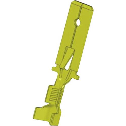 Vogt Verbindungstechnik 3836z08.60 Flachstecker vibrationssicher Steckbreite: 6.3 mm Steckdicke: 0.8 mm 180 ° Unisoliert...