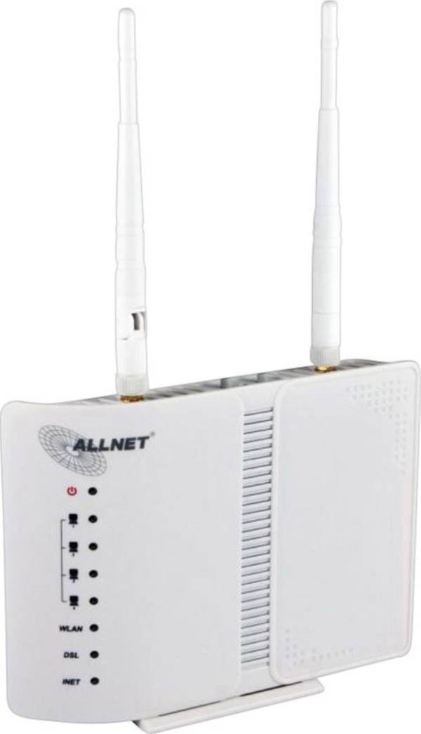 ALLNET ALL-WR02400N - Wireless Router - DSL-Modem - 4-Port-Switch - 802.11b/g/n