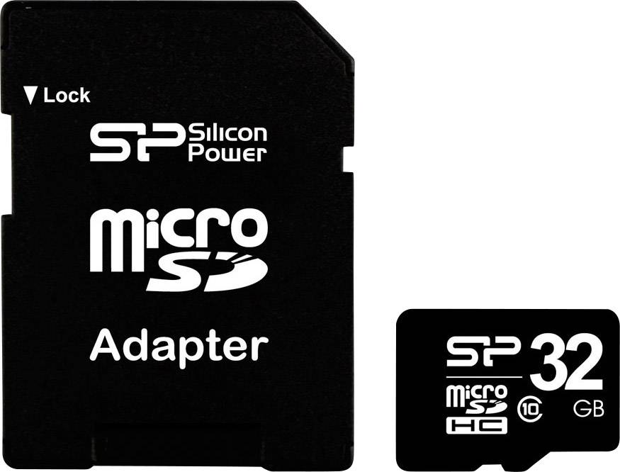 Silicon Power Flash-Speicherkarte (microSDHC/SD-Adapter-0
