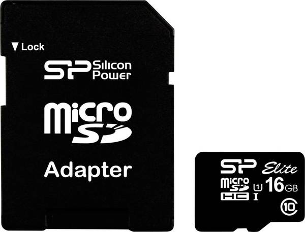 Silicon Power Elite - Flash-Speicherkarte (microSDHC/SD-Adapter inbegriffen) - 1