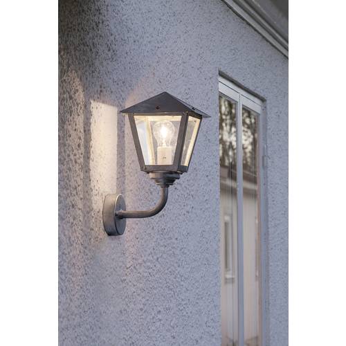 Konstsmide Benu 439-320 Außenwandleuchte Energiesparlampe, LED E27 60 W Stahl