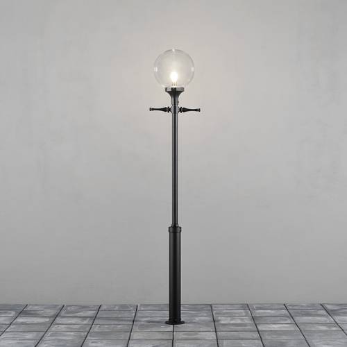 Konstsmide 468-750 Orion Außenstandleuchte Energiesparlampe, LED E27 100 W Schwarz