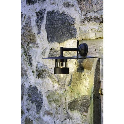 Thumbnail - Konstsmide Freja Down 504-750 Außenwandleuchte Energiesparlampe, LED E27 60 W Schwarz