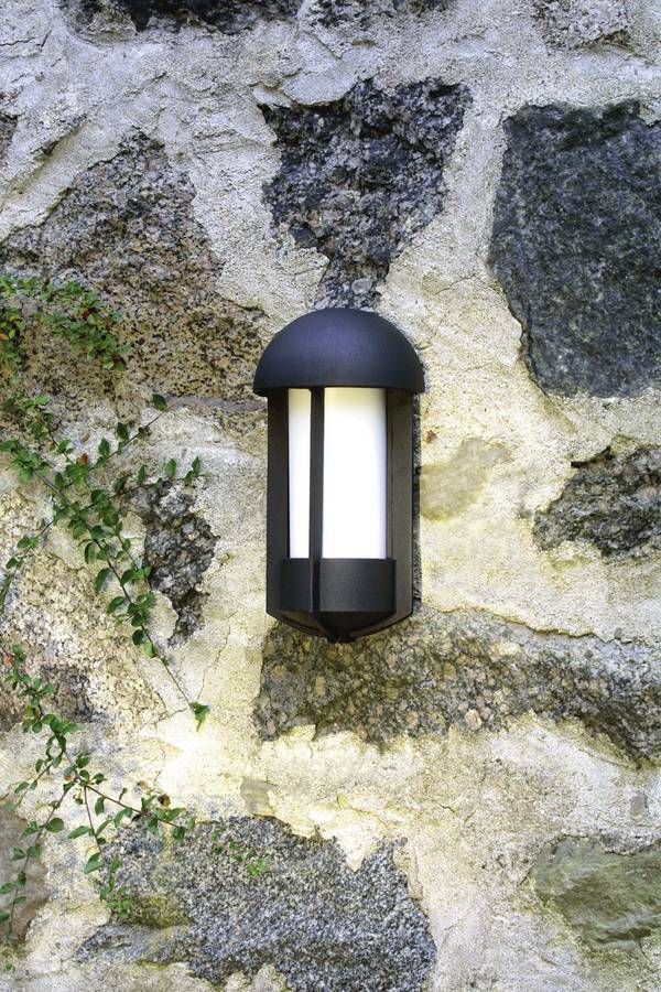 Konstsmide Tyr 510-752 Außenwandleuchte Energiesparlampe, LED E27 60 W Schwarz