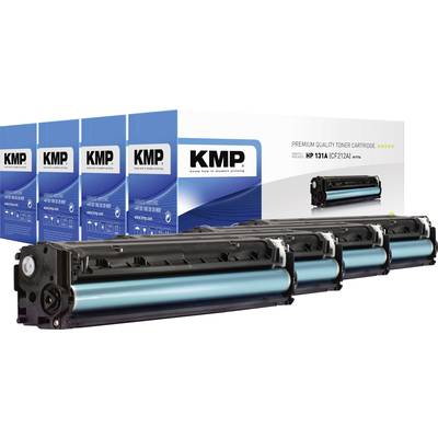 KMP H-T171V Tonerkassette Kombi-Pack ersetzt HP 131A, 131X, CF210A, CF210X, CF211A, CF212A, CF213A Schwarz, Cyan, Magent