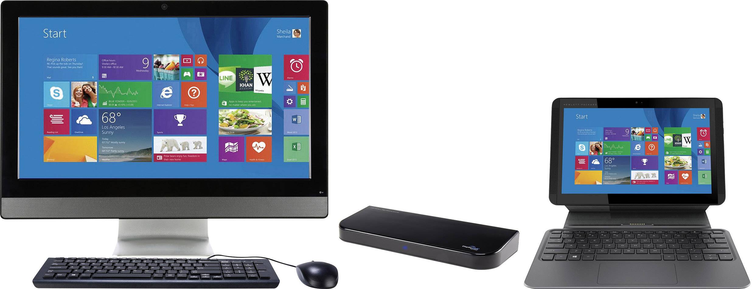 Renkforce Notebook Dockingstation WS-UG39DK1 Passend für Marke Dockingstations: Universal-1