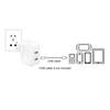 LogiLink PA0094 USB Ladegerät 17 W USB Weiß Steckdose Überstromschutz