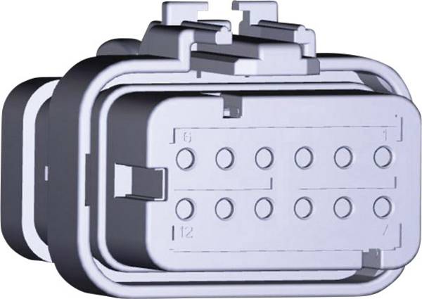 TE Connectivity Buchsengehäuse-Kabel AMPSEAL16 Polzahl Gesamt 12  776533-3 1 St.