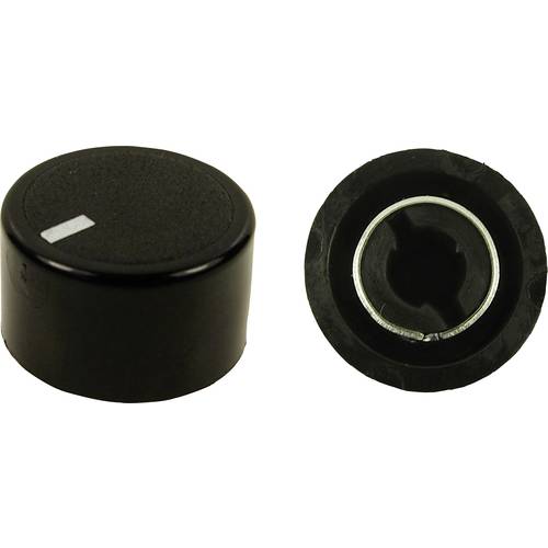 Cliff CL172970 CL172970 Drehknopf Schwarz (Ø x H) 18.8 mm x 11.2 mm 1 St.
