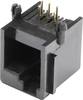 econ connect MEBE66D Modular Einbaubuchse MEBE66D Buchse, Einbau horizontal Polzahl Sensoren 6P6C Schwarz 1 St.