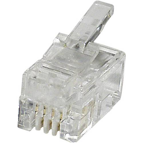 econ connect MPL44R Modular-Stecker MPL44R Stecker, gerade Polzahl Sensoren 4P4C Klar 1 St.
