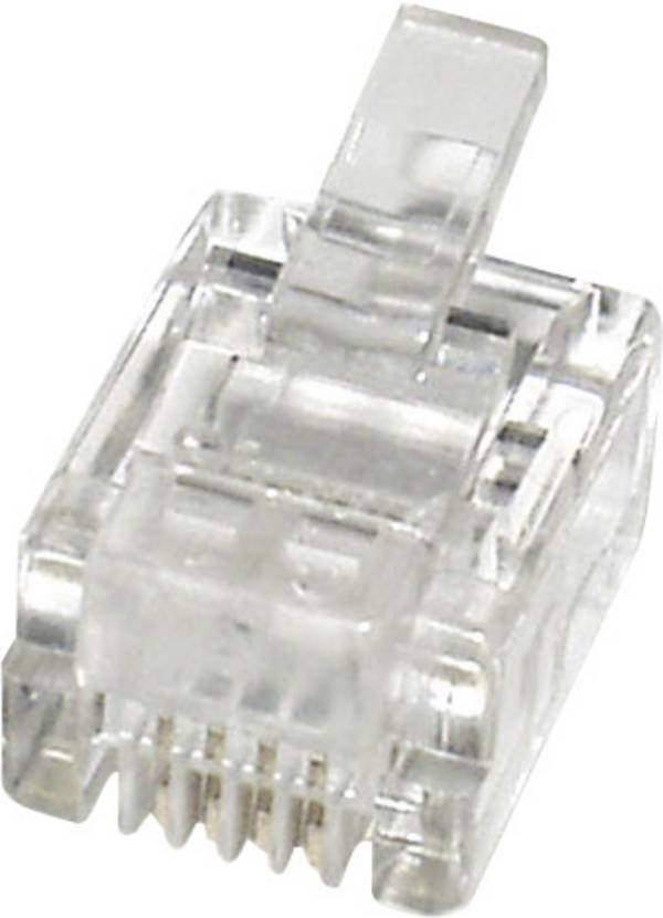 econ connect MPL64 Modular-Stecker MPL64 Stecker, gerade Polzahl Sensoren 6P4C Klar 1 St.