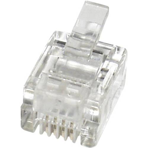 econ connect MPL64R Modular-Stecker MPL64R Stecker, gerade Polzahl Sensoren 6P4C Klar 1 St.