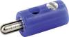 econ connect HOSBL Laborstecker Stecker, gerade Stift-Ø: 2.6 mm Blau 1 St.
