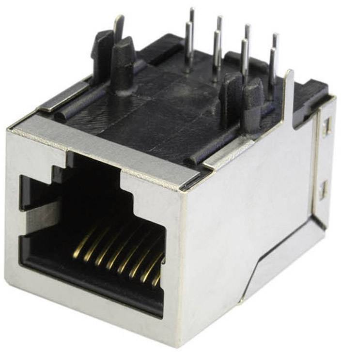 econ connect MEB8/8PG Modular-Einbaubuchse MEB8/8PG Buchse, Einbau horizontal Polzahl Sensoren 8P8C Metall 1 St.