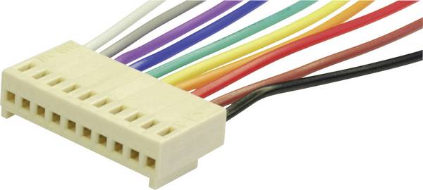 econ connect Steckbuchse mit Litze  Polzahl Gesamt 2 Rastermaß: 2.54 mm PS2 1 St.