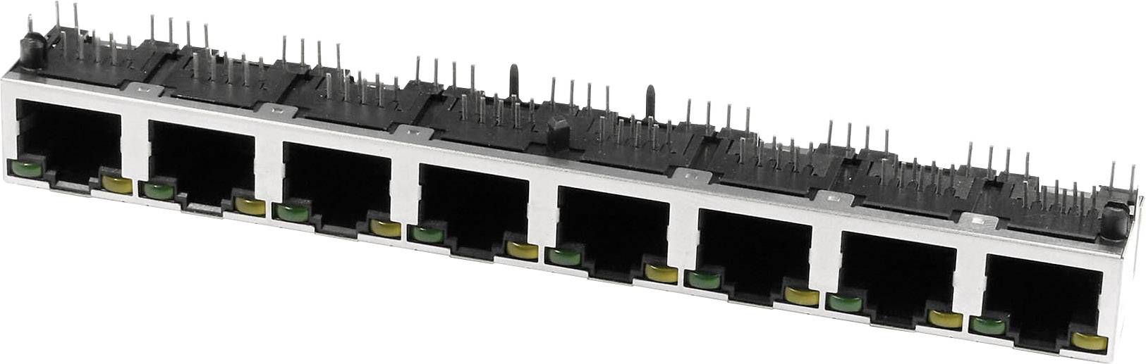econ connect M8LA8G1 Multiport 8xRJ45 LED M8LA8G1 Buchse, Einbau horizontal Polzahl Sensoren 8P8C Metall 1 St.