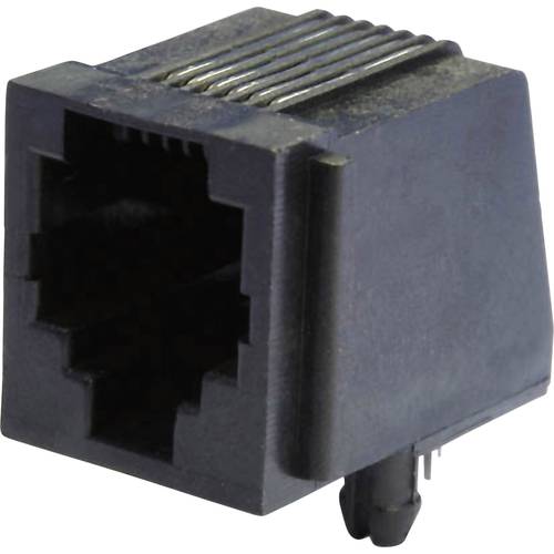 econ connect MEB6/6P Modular-Einbaubuchse MEB6/6P Buchse, Einbau horizontal Polzahl Sensoren 6P6C Schwarz 1 St.